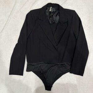Forever 21 Blazer Top Bodysuit
